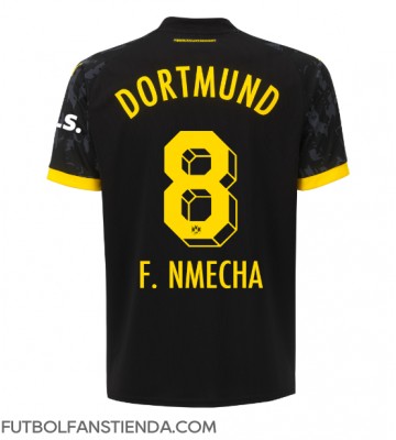 Borussia Dortmund Felix Nmecha #8 Segunda Equipación 2023-24 Manga Corta